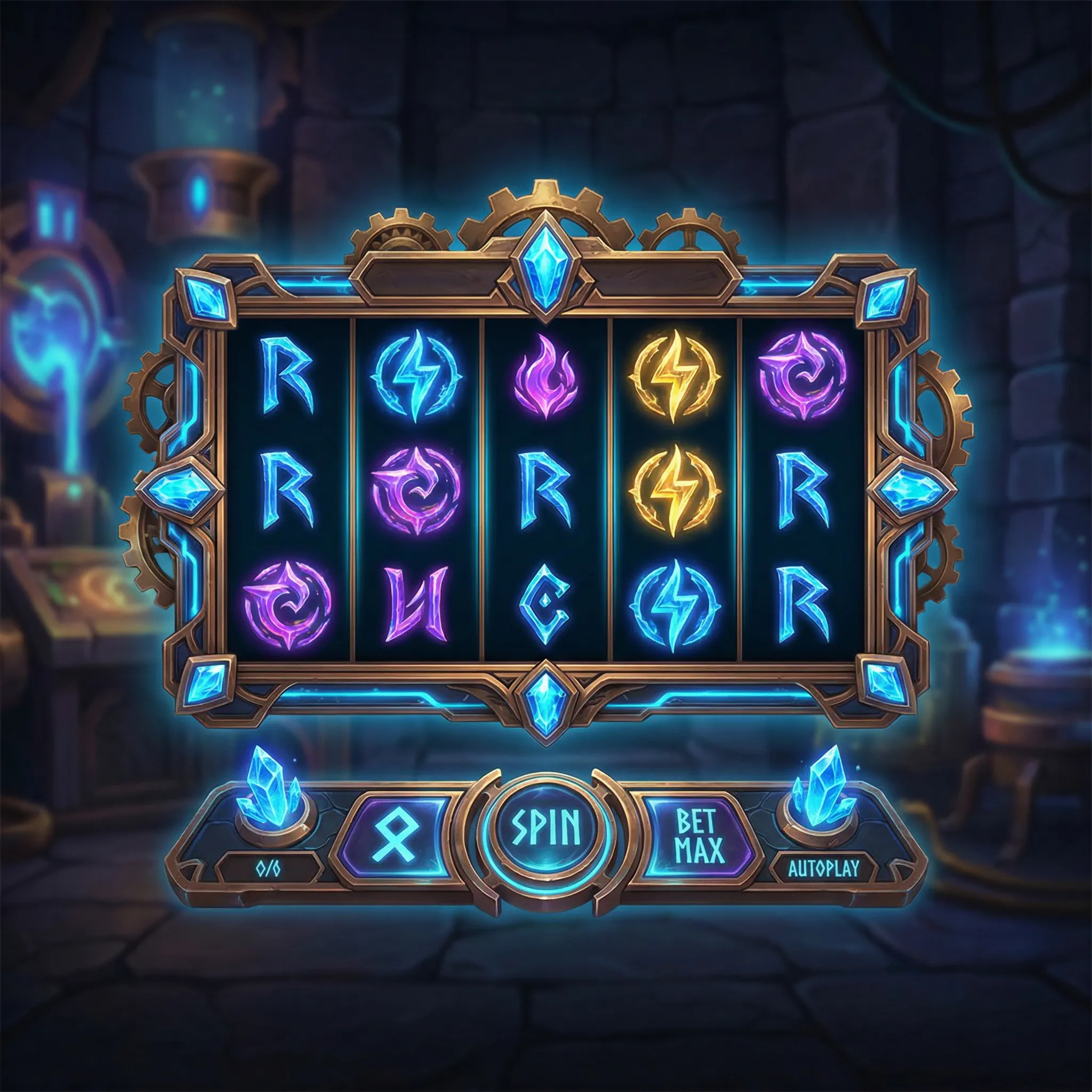 Caça-níqueis online lottubet com tema místico